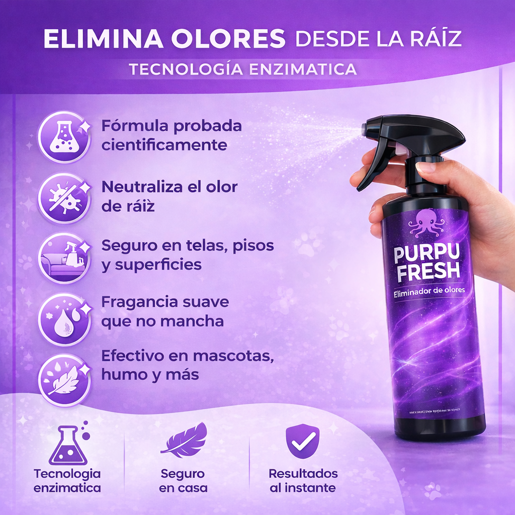 Purpu Fresh - Eliminador de olores