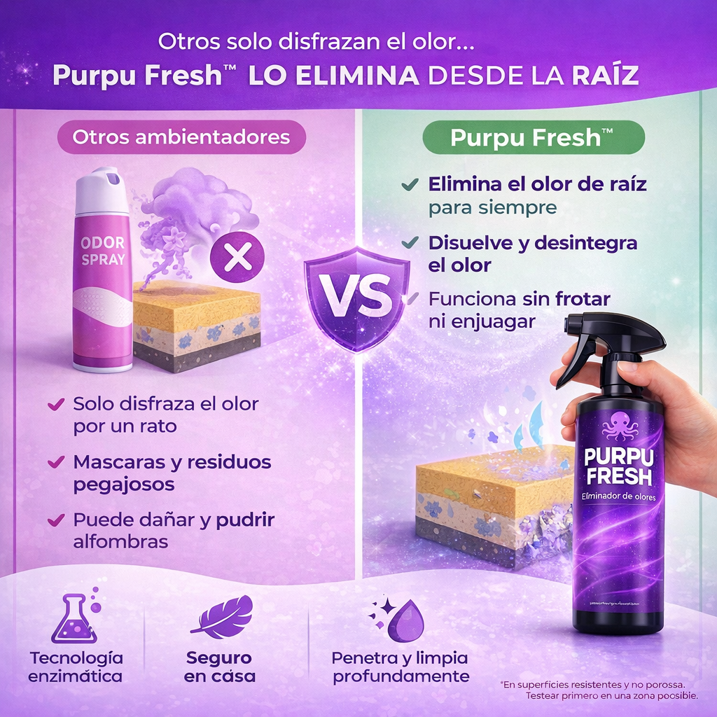 Purpu Fresh - Eliminador de olores