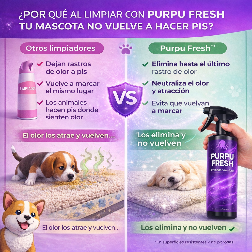 Purpu Fresh - Eliminador de olores